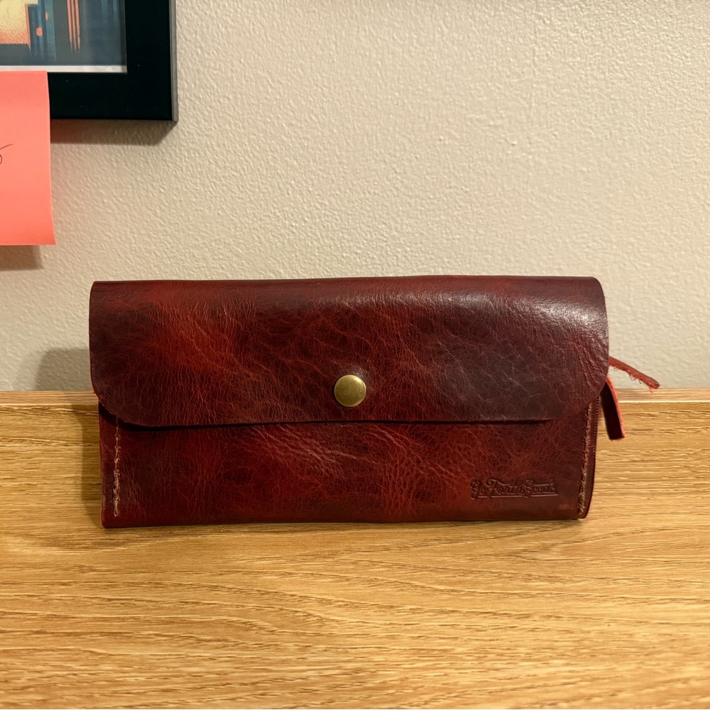 BNNU Go Forth Goods Redwood Bison Marie Wallet
